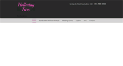 Desktop Screenshot of holladayfurs.com